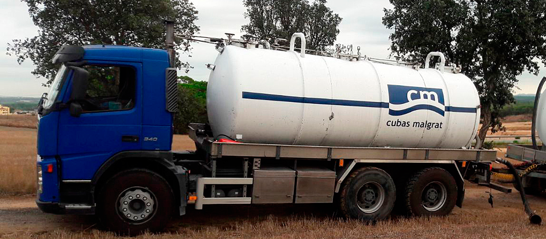 Transporte Residuos · Cubas Malgrat · Barcelona, Maresme y Girona